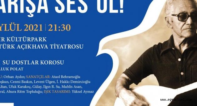 İzmir Büyükşehir Belediyesi'nden “Barışa Ses Ol” konseri