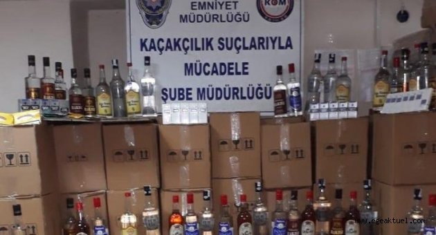 İzmir'de sahte içkiyi piyasa sürecekti, yakalandı