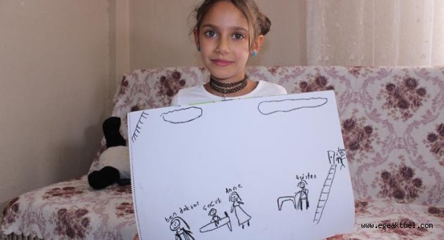 Neslihan'ın çizdiği resim gerçek olsun