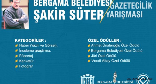 ŞAKİR SÜTER GAZETECİLİK YARIŞMASI BAŞVURULARI DEVAM EDİYOR