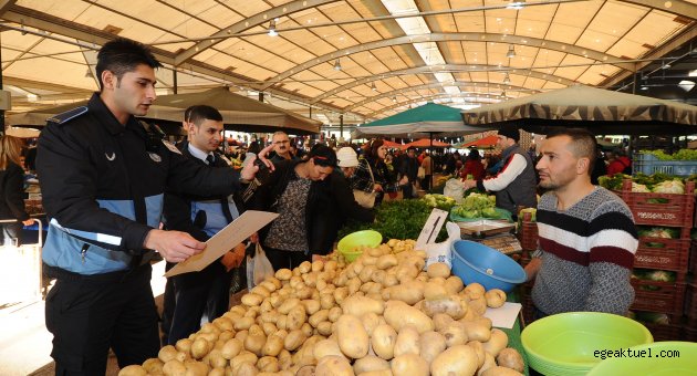 Zabıta denetimleri kamerada